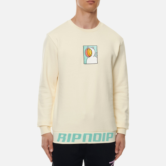Мужская толстовка RIPNDIP Open Mind Crew Neck Natural