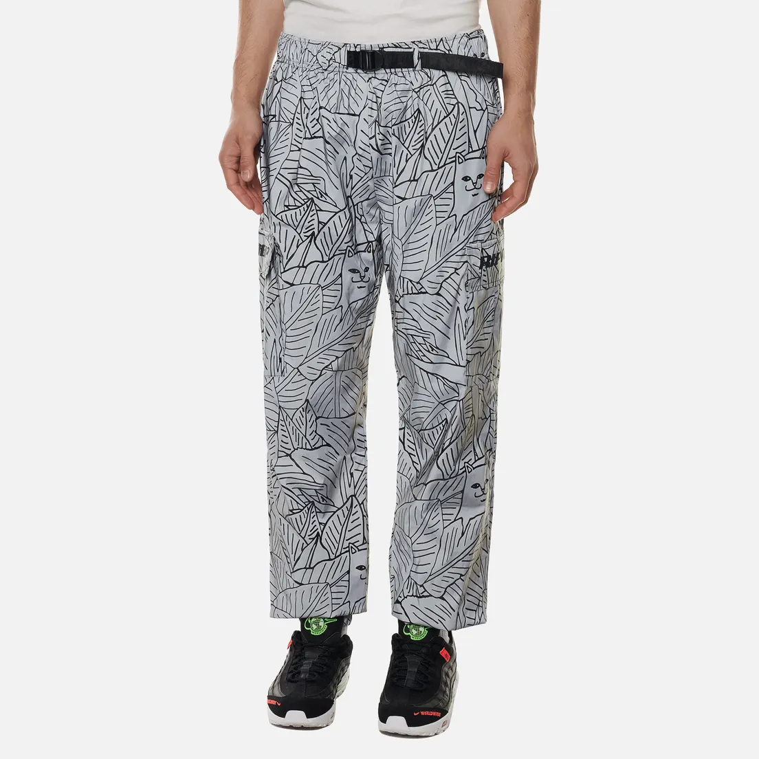 RIPNDIP Мужские брюки Nermal Leaf Reflective Cargo