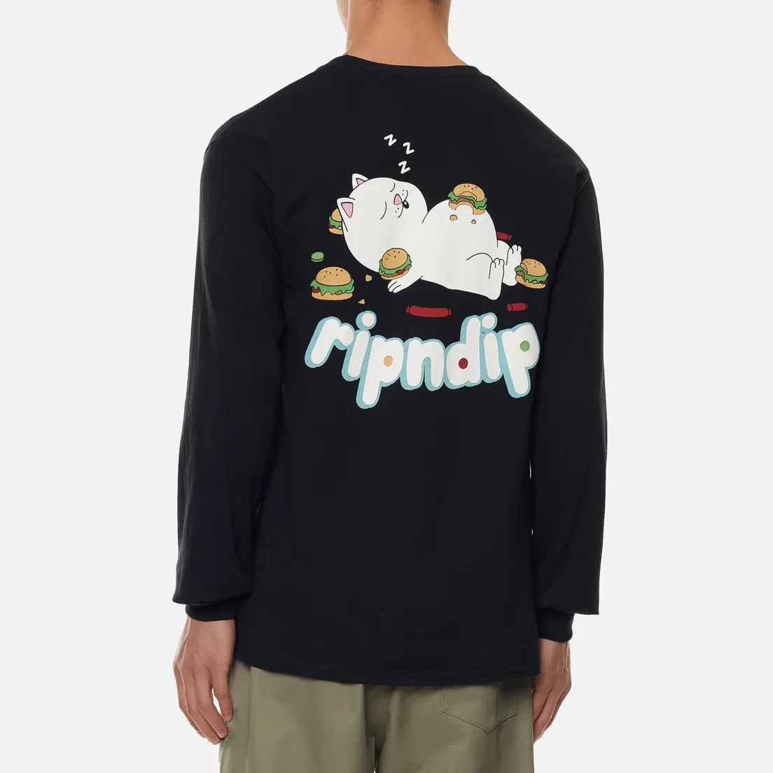 RIPNDIP Мужской лонгслив Fat Hungry Baby