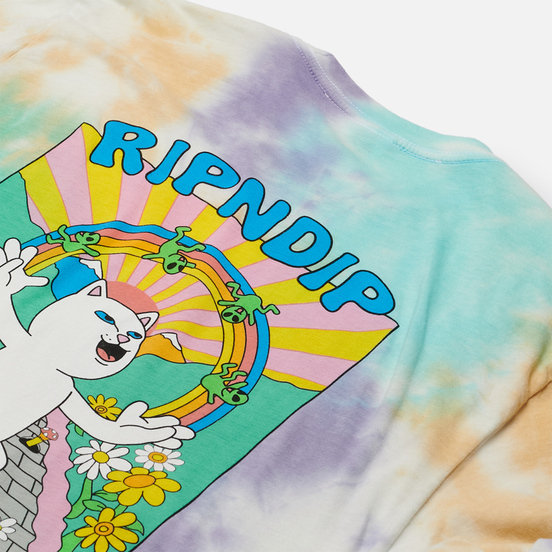 Мужской лонгслив RIPNDIP Lucky Charms Multi Tie Dye Wash