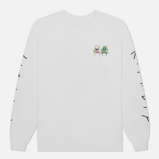 Мужской лонгслив RIPNDIP Butts Up White