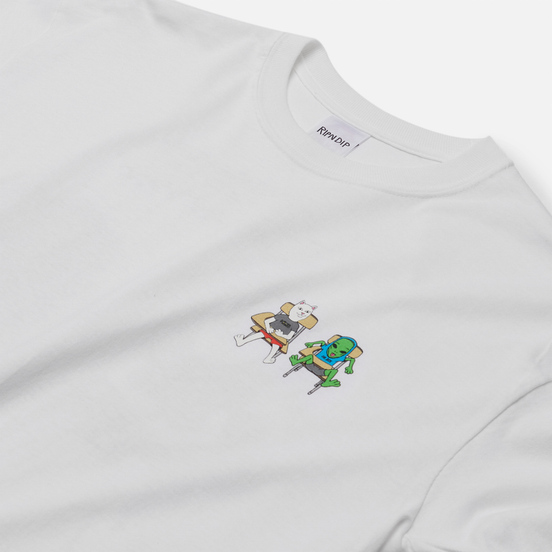 Мужской лонгслив RIPNDIP Butts Up White