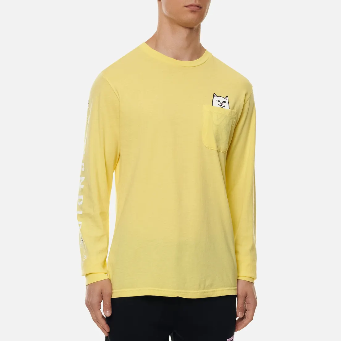RIPNDIP Мужской лонгслив Lord Nermal Pocket