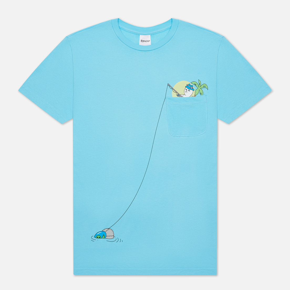 RIPNDIP Мужская футболка Foreign Fish Pocket