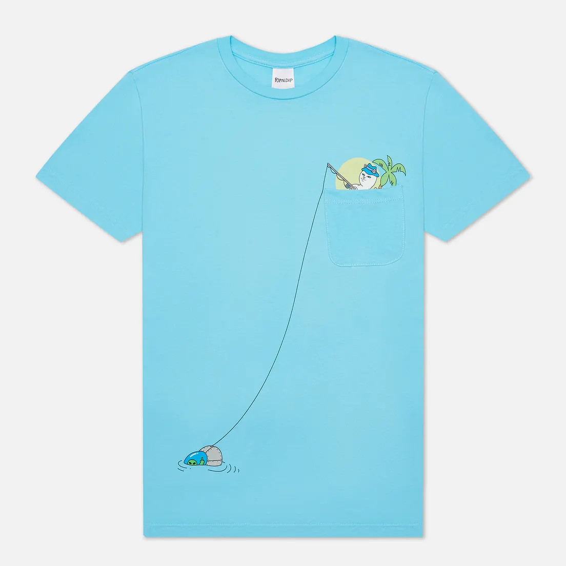RIPNDIP Мужская футболка Foreign Fish Pocket