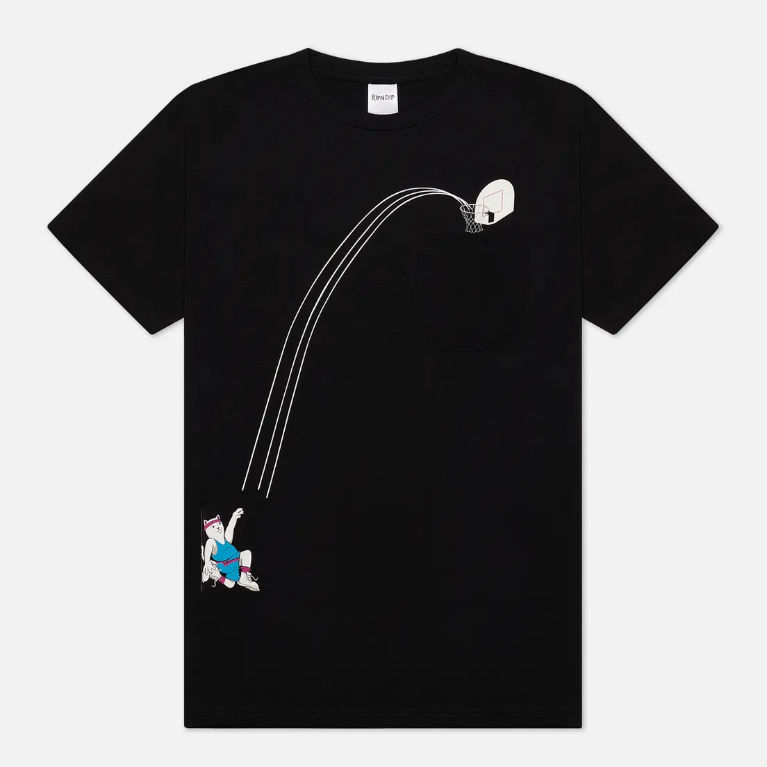 RIPNDIP Мужская футболка Hoops Pocket