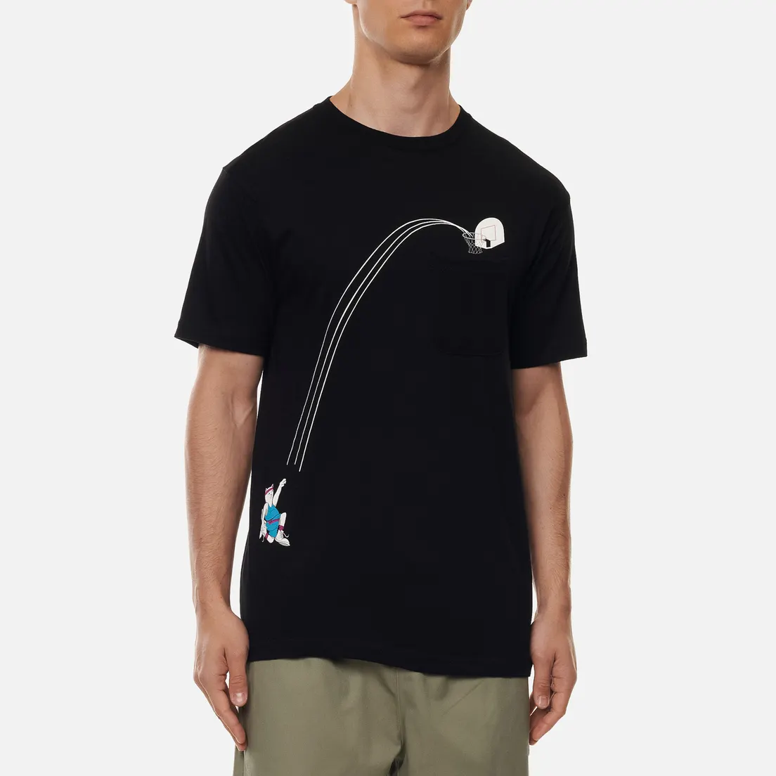 RIPNDIP Мужская футболка Hoops Pocket