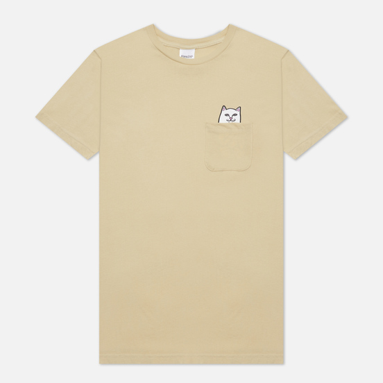 Мужская футболка RIPNDIP Lord Nermal Pocket Tan