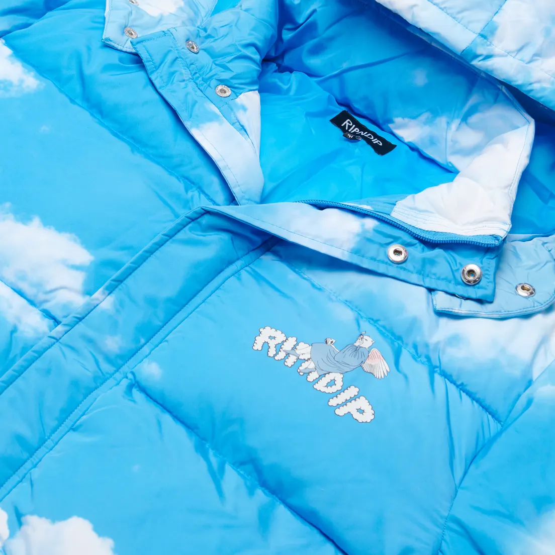 RIPNDIP Мужской пуховик Heaven And Hell Puffer
