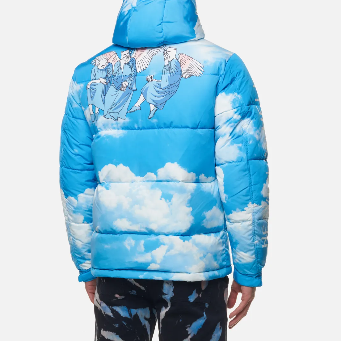 RIPNDIP Мужской пуховик Heaven And Hell Puffer