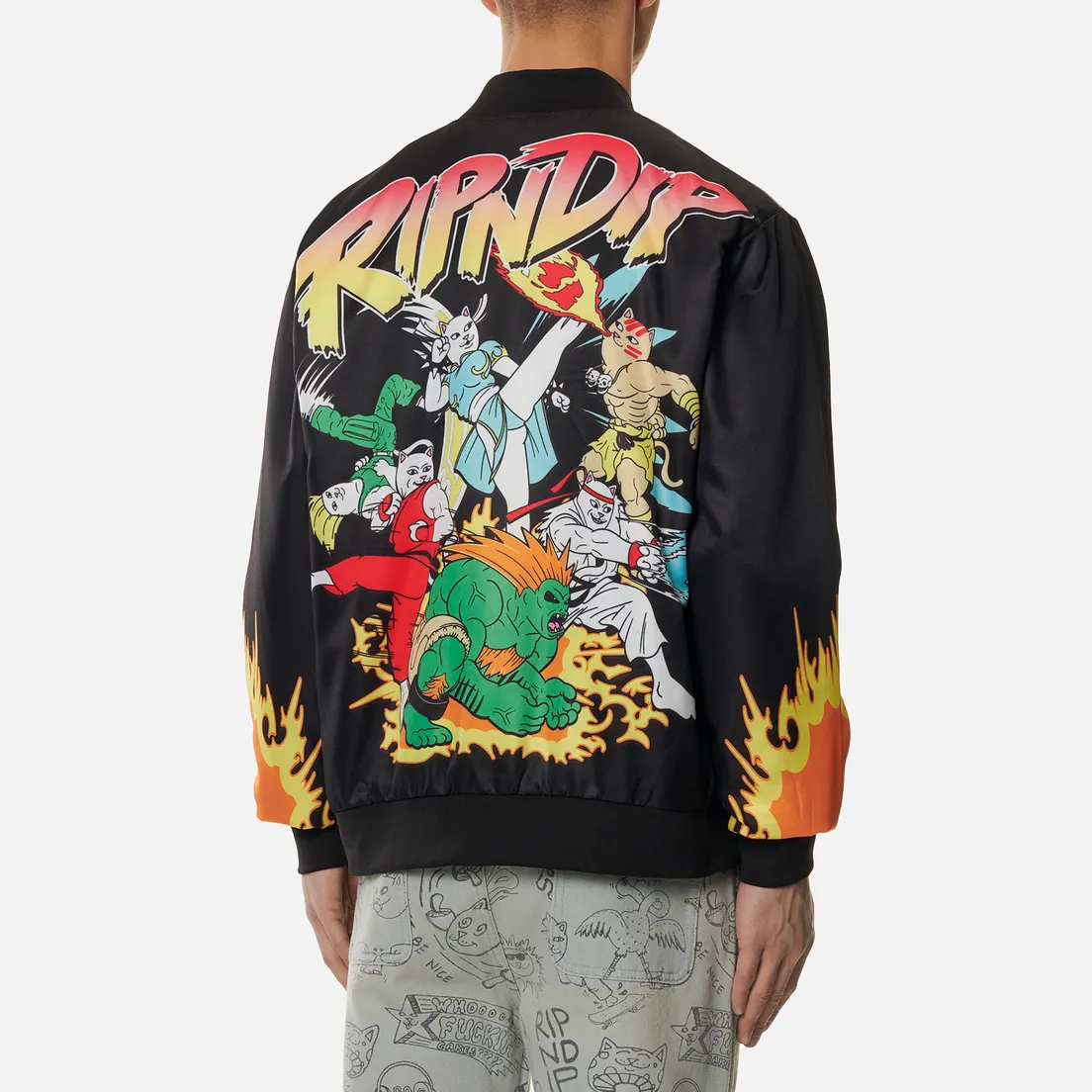 RIPNDIP Мужская куртка бомбер Nerm Fighter