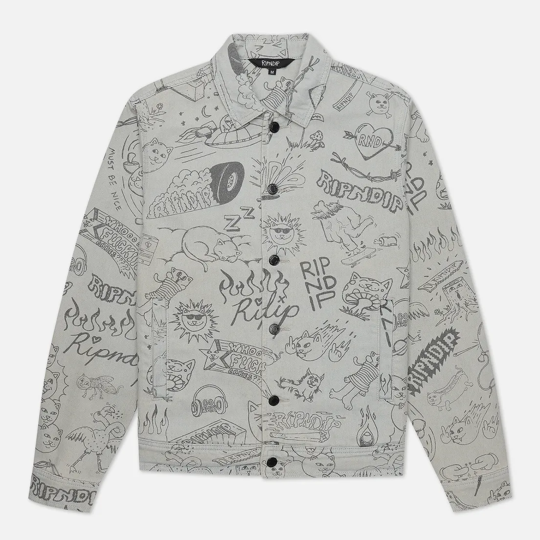 RIPNDIP Мужская джинсовая куртка Sharpie Denim