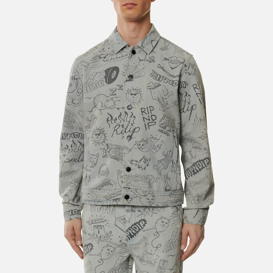 RIPNDIP Мужская джинсовая куртка Sharpie Denim