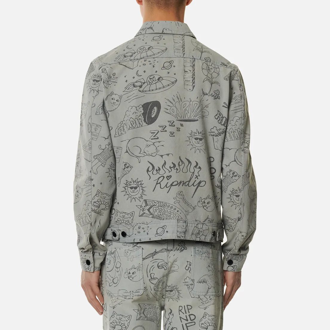 RIPNDIP Мужская джинсовая куртка Sharpie Denim