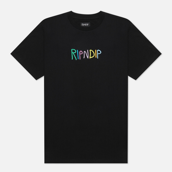 Мужская футболка RIPNDIP Embroidered Logo Black
