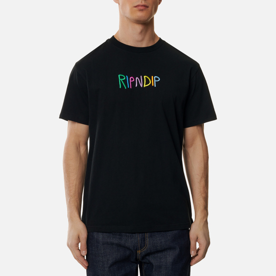 Мужская футболка RIPNDIP Embroidered Logo Black