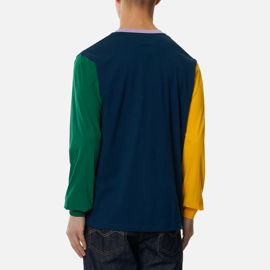 RIPNDIP Мужской лонгслив Lord Nermal Pocket Color Block