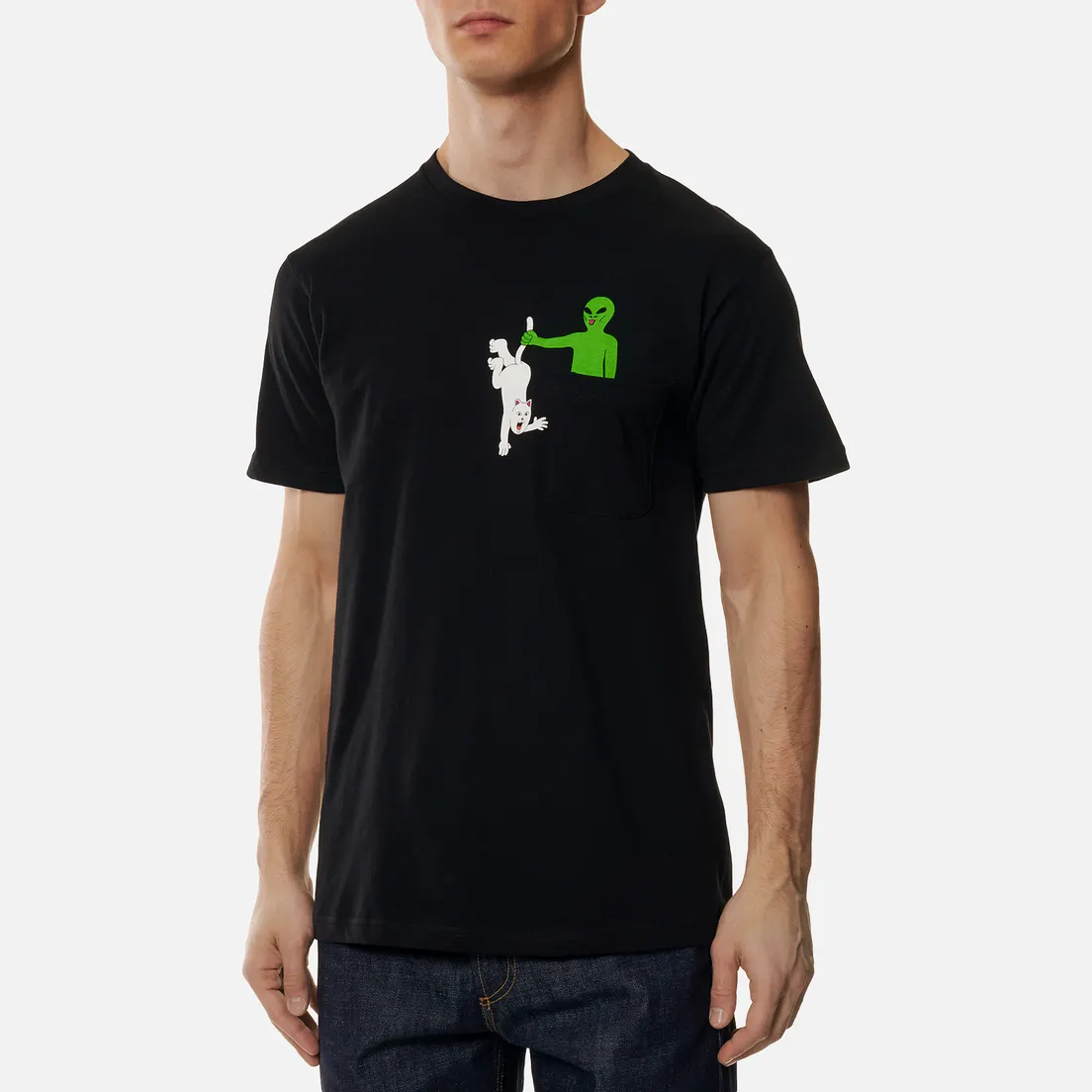 RIPNDIP Мужская футболка Hung Up Pocket