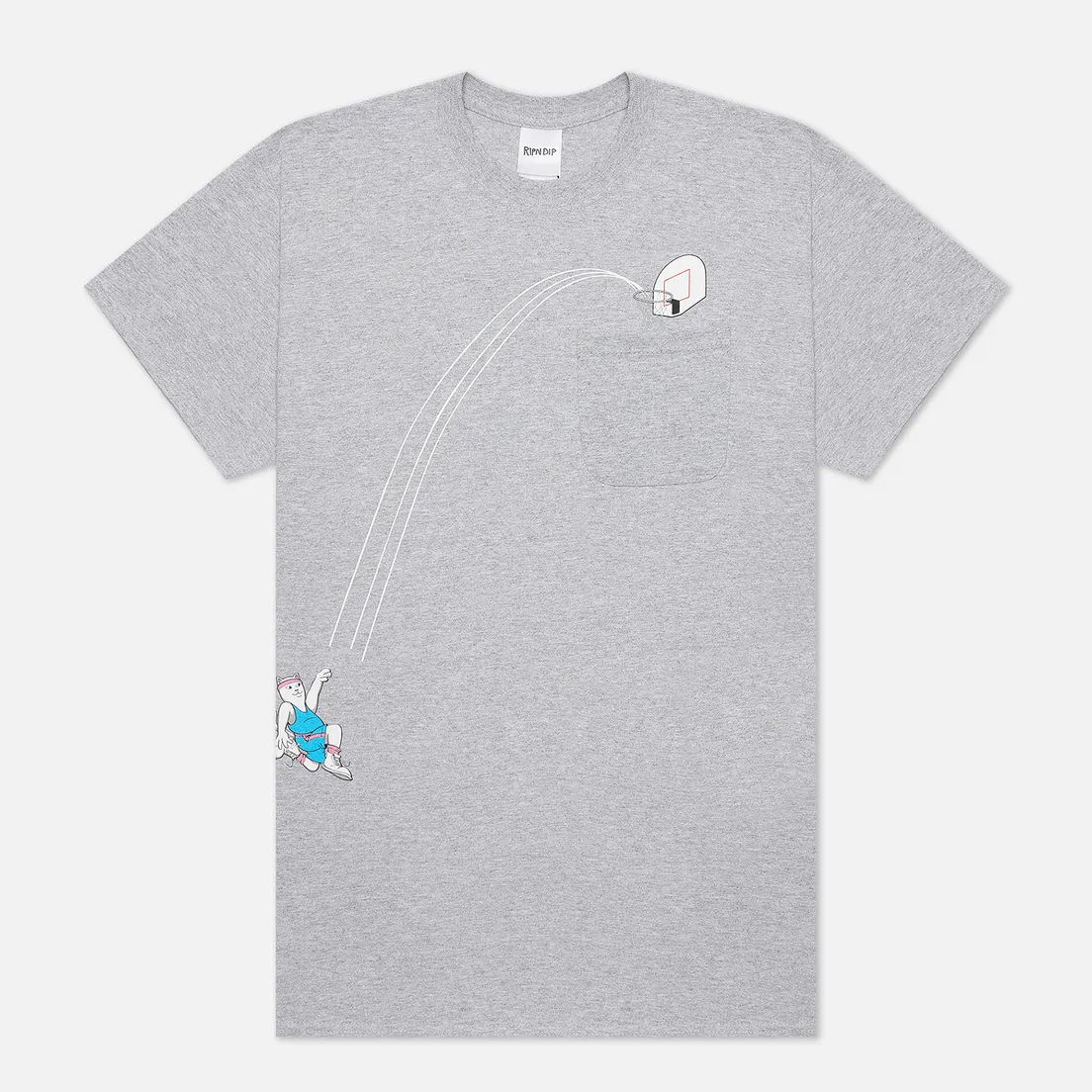 RIPNDIP Мужская футболка Hoops Pocket
