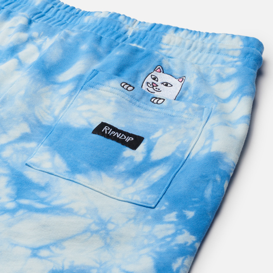 Мужские шорты RIPNDIP Prisma Blue Lightning Wash