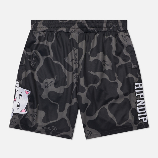 Мужские шорты RIPNDIP Peeking Nermal Jersey Black Camo
