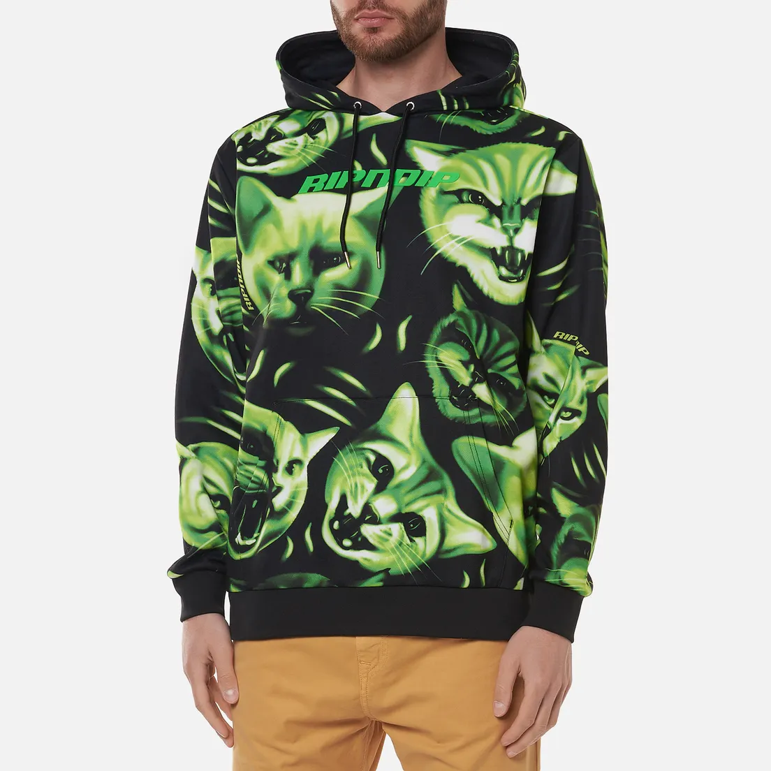RIPNDIP Мужская толстовка Neon Nerm Hoodie