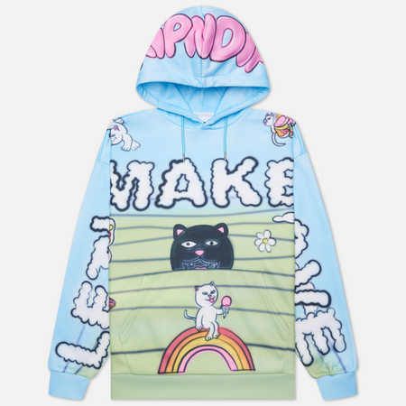 Мужская толстовка RIPNDIP Lets Make Love Hoodie цвет голубой размер L 4350₽