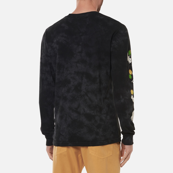 Мужской лонгслив RIPNDIP Drifting Away Black Lightning Wash