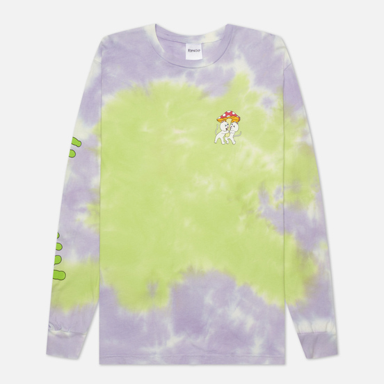 Мужской лонгслив RIPNDIP Sharing Is Caring Neon/Lavender Dye