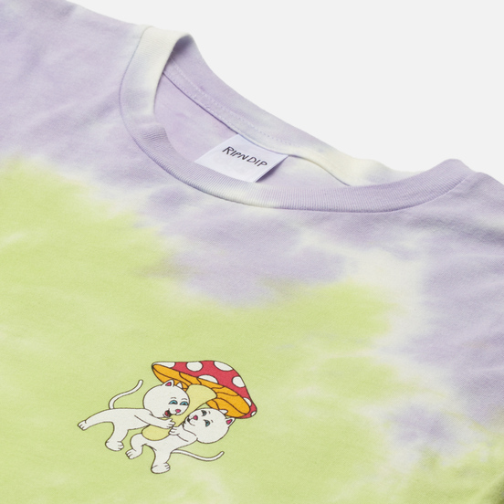 Мужской лонгслив RIPNDIP Sharing Is Caring Neon/Lavender Dye