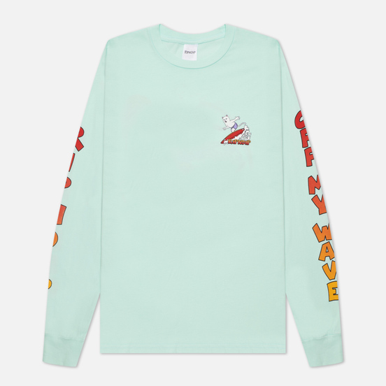 Мужской лонгслив RIPNDIP Off My Wave Aqua