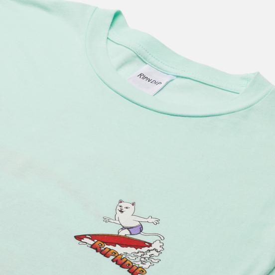 Мужской лонгслив RIPNDIP Off My Wave Aqua