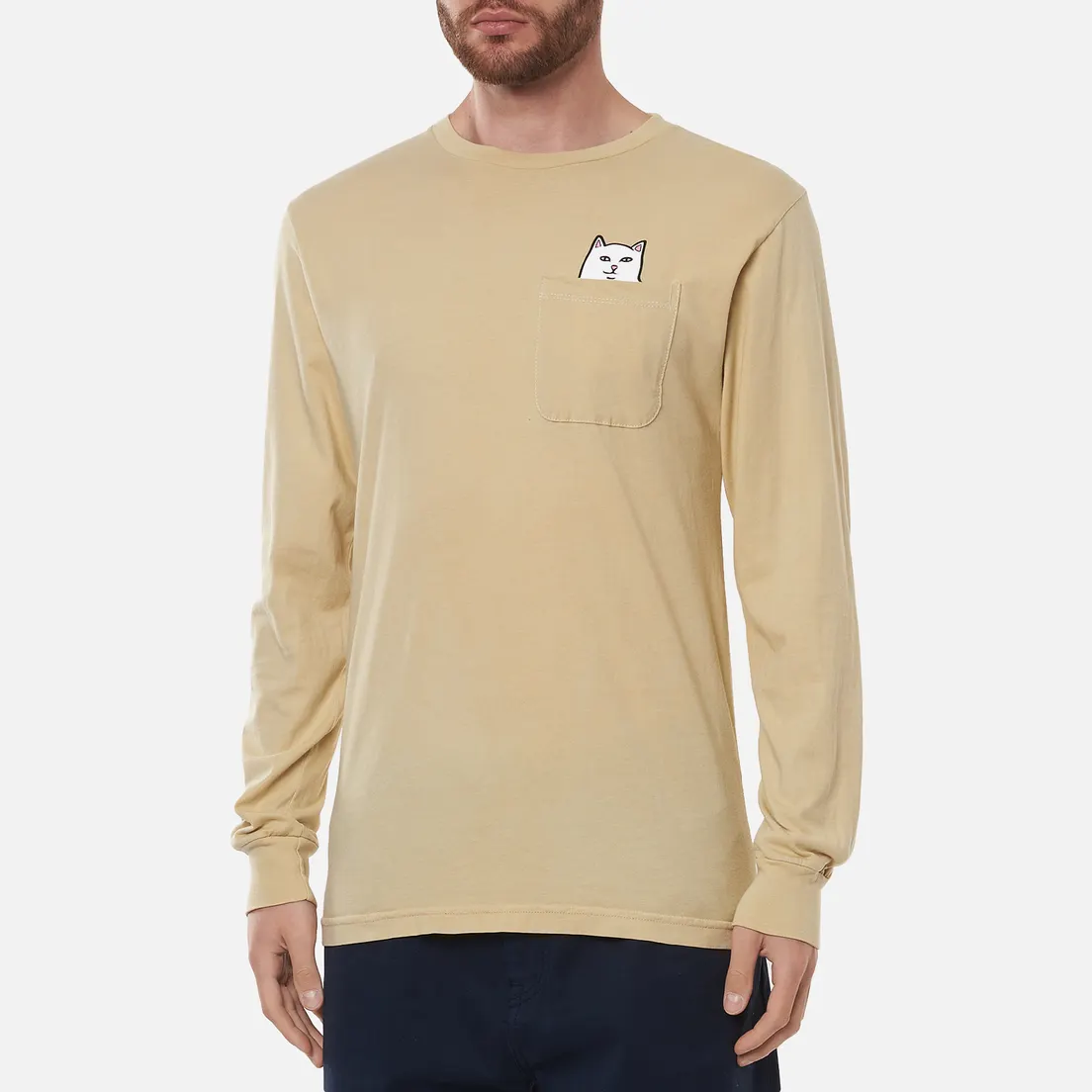 RIPNDIP Мужской лонгслив Lord Nermal Pocket