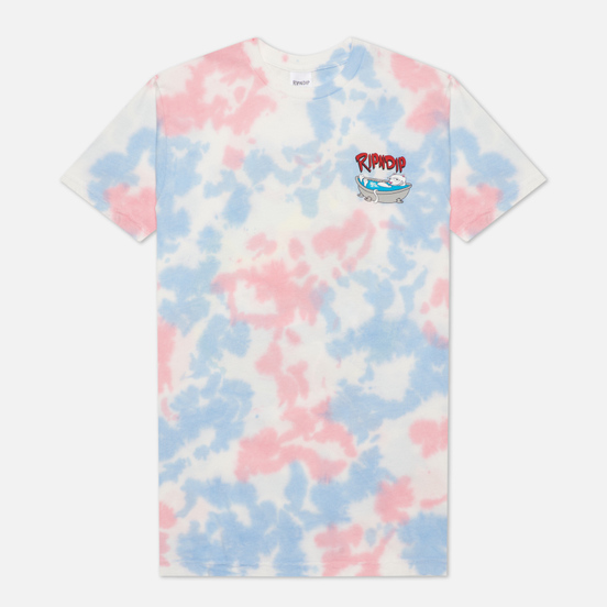 Мужская футболка RIPNDIP Bath Time Pink Tie Dye