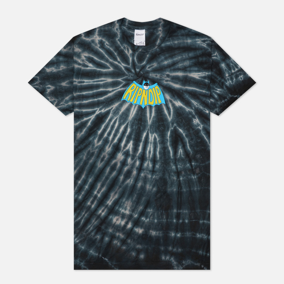 Мужская футболка RIPNDIP Catman Black Spiral Tie Dye