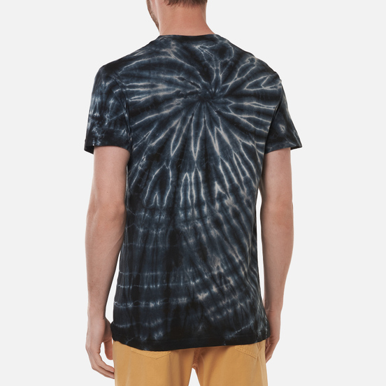 Мужская футболка RIPNDIP Catman Black Spiral Tie Dye