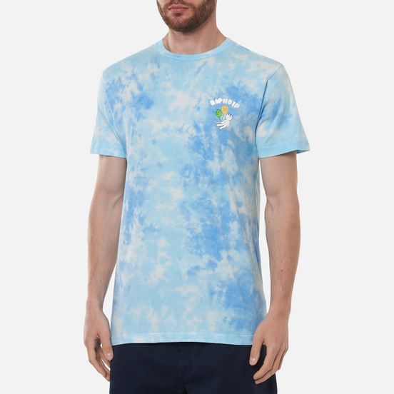 Мужская футболка RIPNDIP Drifting Away Blue Tie Dye