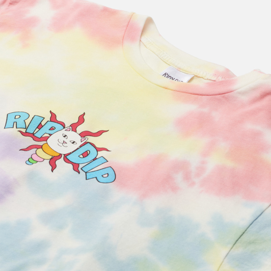 Мужская футболка RIPNDIP Etheral Peach/Lavender Tie Dye
