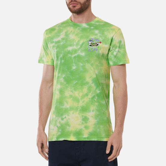 Мужская футболка RIPNDIP Astronomic Green Lightning Wash