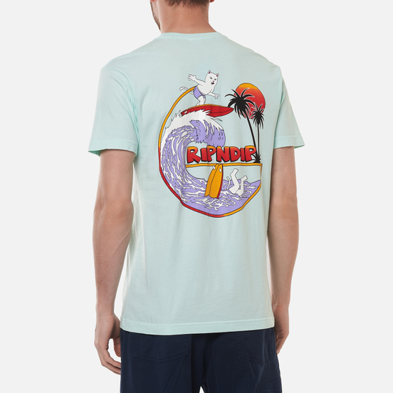 Мужская футболка RIPNDIP Off My Wave Aqua