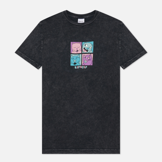 Мужская футболка RIPNDIP Pop Nerm Black Mineral Wash