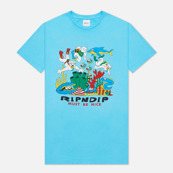 Мужская футболка RIPNDIP Under The Sea Baby Blue