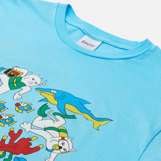 Мужская футболка RIPNDIP Under The Sea Baby Blue