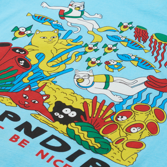 Мужская футболка RIPNDIP Under The Sea Baby Blue