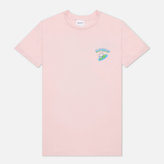 Мужская футболка RIPNDIP The World Is Yours Light Pink