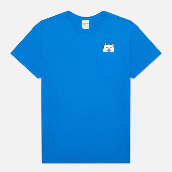 Мужская футболка RIPNDIP Lord Nermal Pocket Royal Blue