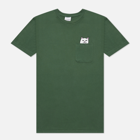 Мужская футболка RIPNDIP Lord Nermal Pocket Olive
