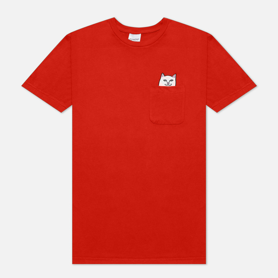 Мужская футболка RIPNDIP Lord Nermal Pocket Red