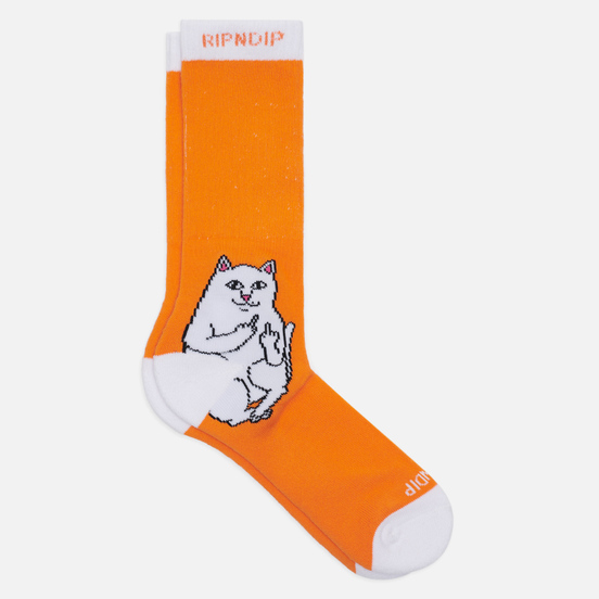 Носки RIPNDIP Lord Nermal Orange/White