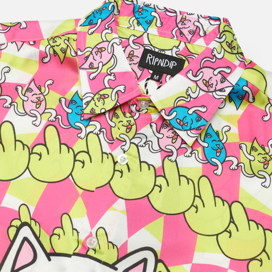 Мужская рубашка RIPNDIP Micro Nerm Button Up Multi